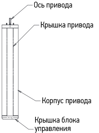 Карниз для раздвижных штор с электроприводом Somfy IRISMO