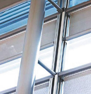 Карниз римских штор 51*57mm с электроприводом SOMFY Sonesse 40
